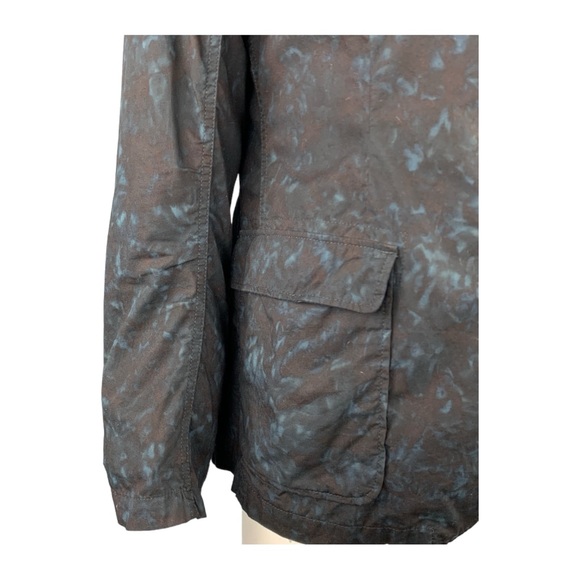 Engineered Garments Blazer Navy Marbled Cotton Notch Lapel Jacket Size Large - Picture 15 of 15